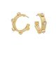 Clear Crystal Hoops