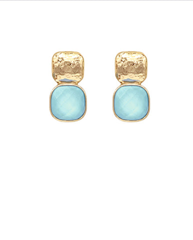 Blue Stone Earrings