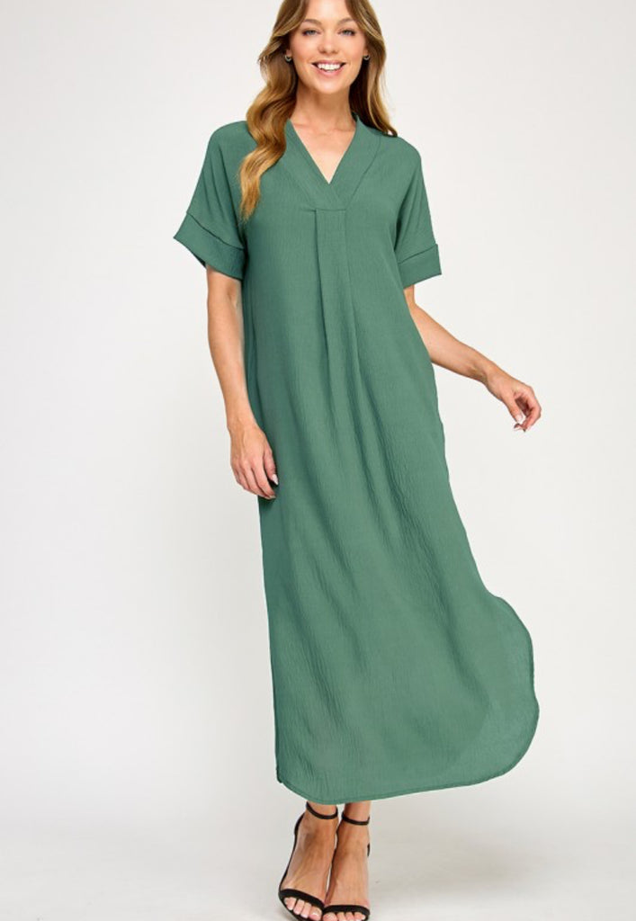 Dusty Teal Maxi