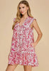 Pink/Red floral Dress