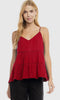 Scarlet Tiered Cami