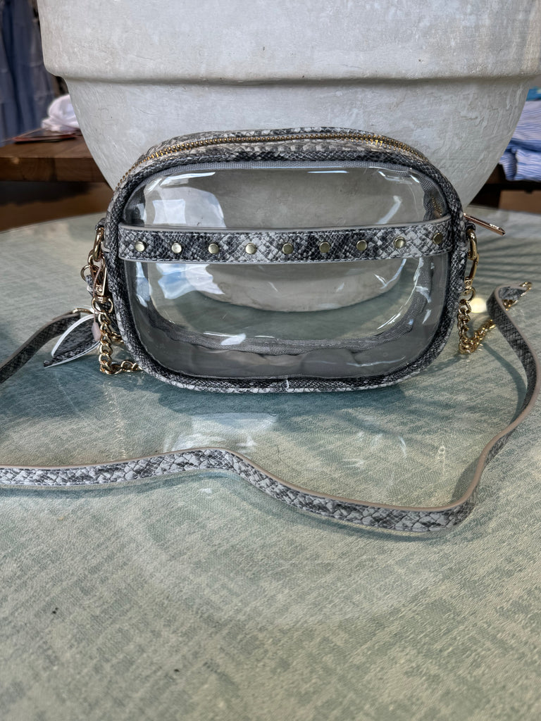 Python Clear Crossbody