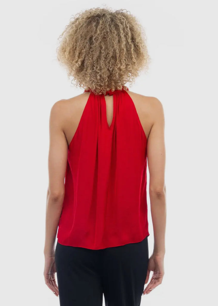 Scarlet Shirring Halter