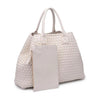 Ivory Woven Tote