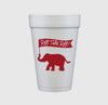 Roll Tide Elephant Cups