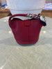 Red small bucket purse