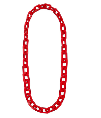 Red Dipped Oval Hoops