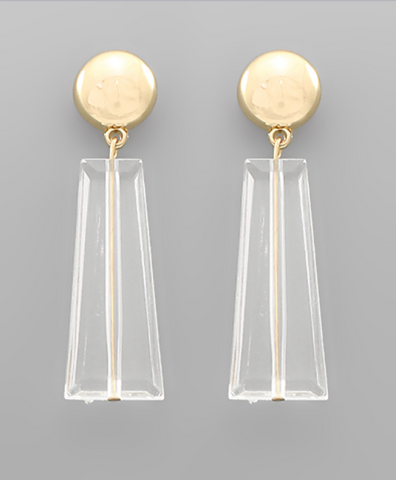 Hammered Squared Earrings