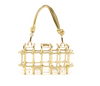 Gold Knot Clear Purse