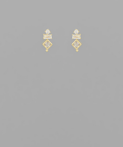 Ivory Resin Earrings
