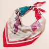 Floral Butterfly Silky Scarf