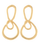 Gold Uneven Drop Earrings