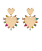 Multi Heart Earrings