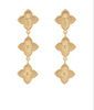 Gold Clover Earrings