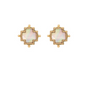 Ivory Cross Shaped Earrings