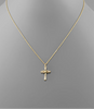 CZ Cross Necklace