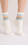 Daisy and Stripe Plush 2 Pack Socks