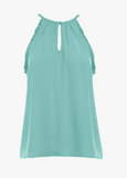 Ice Green Ruched Halter